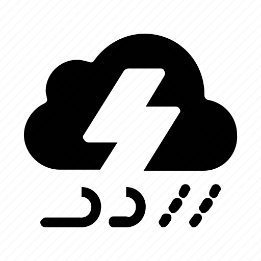 Forecast, lightening, rain, weather icon - Download on Iconfinder