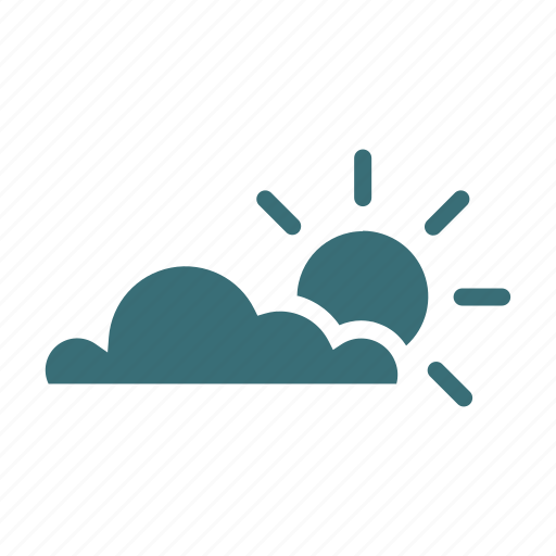 Cloudy, forecast, sun, weather icon - Download on Iconfinder