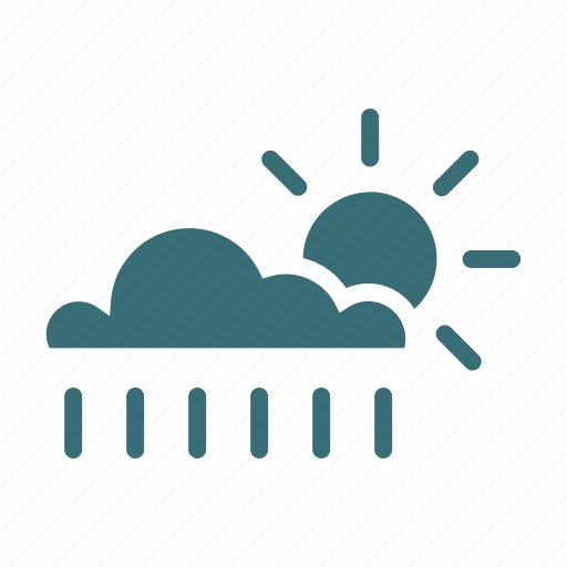Cloudy, rain, sun, sunny, weather icon - Download on Iconfinder