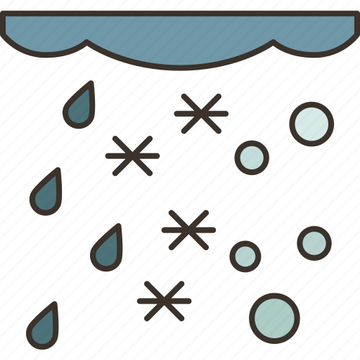 Precipitation, rain, water, atmosphere, meteorology icon - Download on Iconfinder
