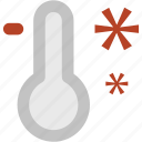 celsius, degrees, fahrenheit, low temperature, snow, thermometer, zero temperature