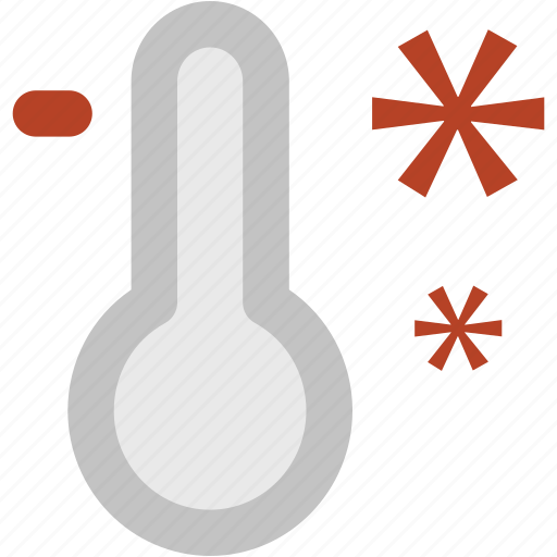Celsius, degrees, fahrenheit, low temperature, snow, thermometer, zero temperature icon - Download on Iconfinder