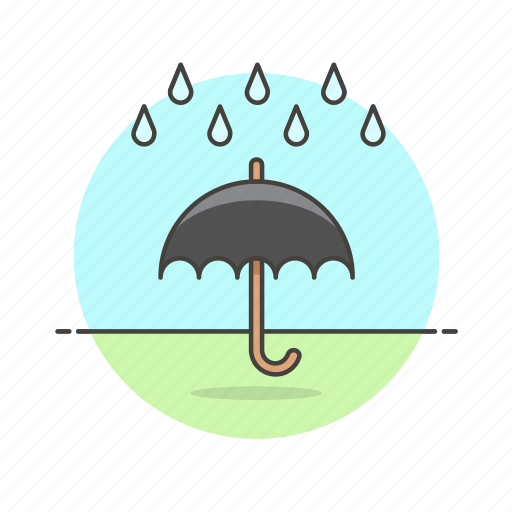 Humid, umbrella, weather, drop, protect, rain, wet icon - Download on Iconfinder