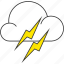 cloud, forecast, lightning, nature, thunderbolt 