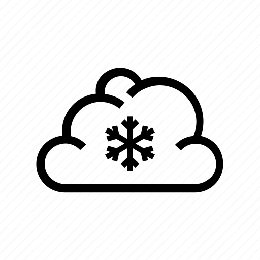 Bad weather, cloud, snow, snow flake, snowing, snowy, weather icon - Download on Iconfinder