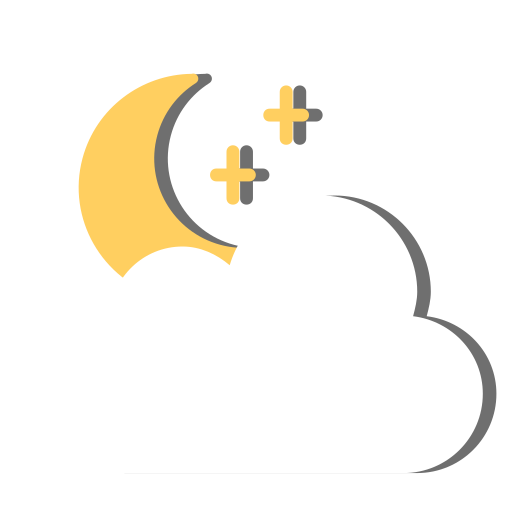 Cloud, forecast, moon, night, weather icon - Free download