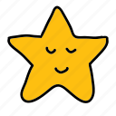 cute, night, smile, star, weather 