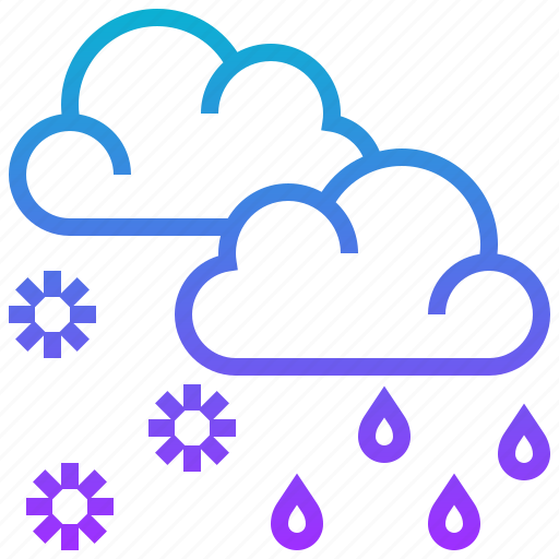 Cloud, hailstorm, rain, season, sleeting, weather icon - Download on Iconfinder