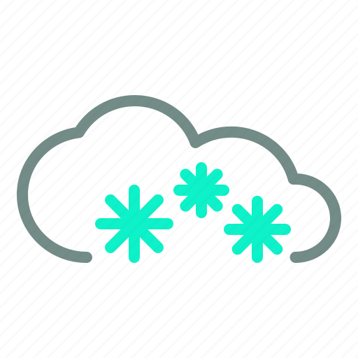 Cloud, cloudy, heavy, snow, weather icon - Download on Iconfinder