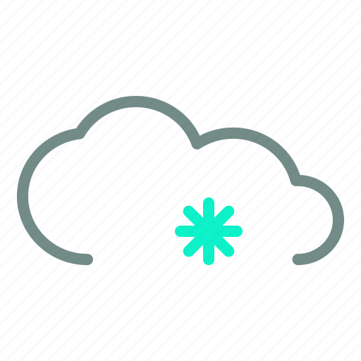 Cloud, cloudy, low, snow, weather icon - Download on Iconfinder