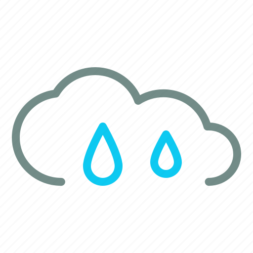 Cloud, cloudy, moderate, rain, weather icon - Download on Iconfinder