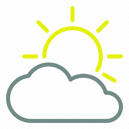 Cloud, day, sun, weather icon - Download on Iconfinder