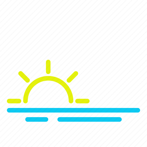 Afternoon, set, sun, sunset, weather icon - Download on Iconfinder