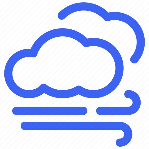 Weather, forecast, cloud, wind icon - Download on Iconfinder