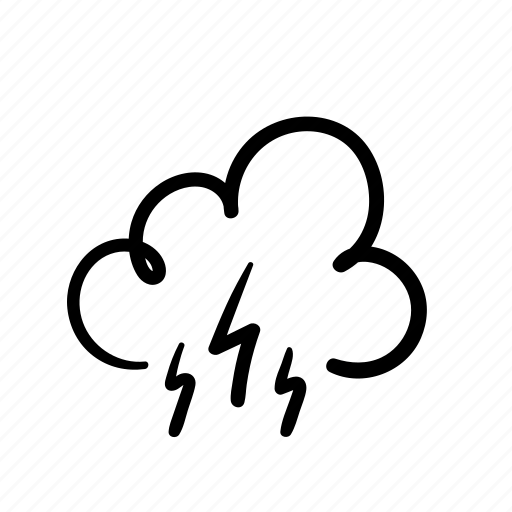 Climate, cloud, rain, storm, thunderstorm, weather icon - Download on Iconfinder