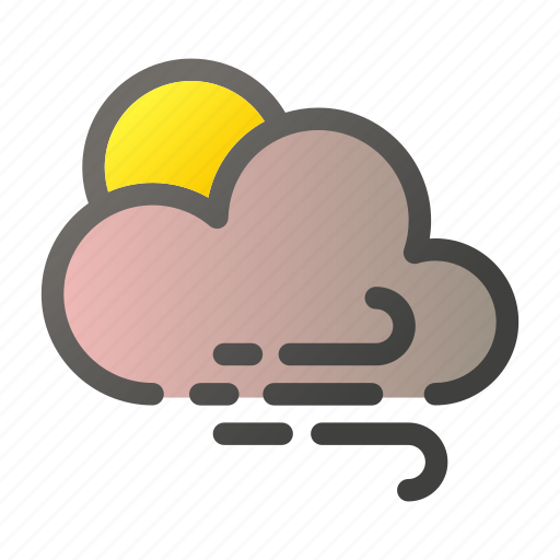 Climate, cloud, condition, forecast, weather, wind icon - Download on Iconfinder