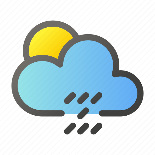 Climate, condition, forecast, rain, sun, weather icon - Download on Iconfinder