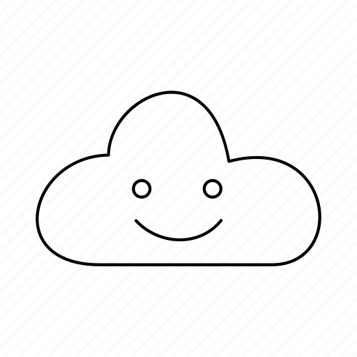 Clear, cloud, forecast, happy, weather icon - Download on Iconfinder