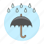 downpour, humid, meteorology, rain, rainy, time, umbrella, weather 