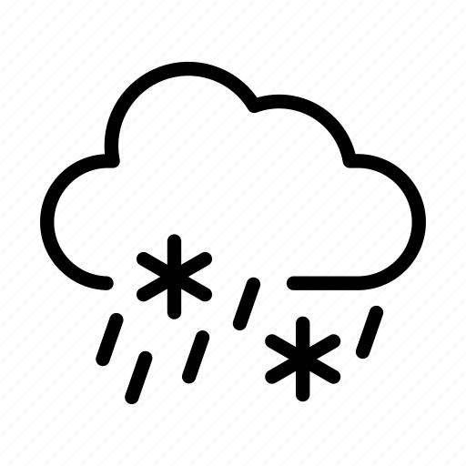 Climatology, cloud, sleet, snow, weather, winter icon - Download on Iconfinder