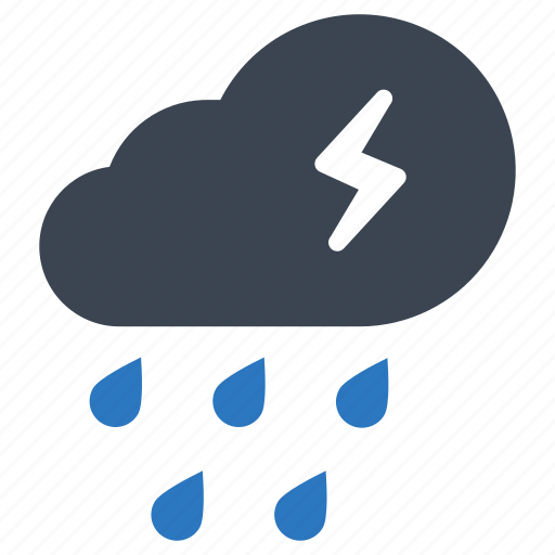Cloud, rain, thunderstorm icon - Download on Iconfinder