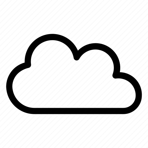 Cloud, cloudy, forecast, line, weather icon - Download on Iconfinder