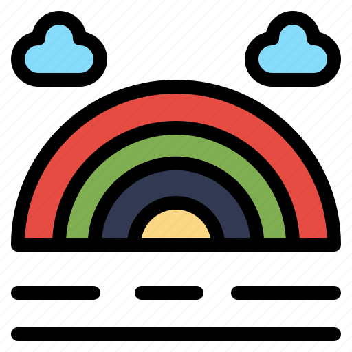 Forecast, rainbow, weather icon - Download on Iconfinder