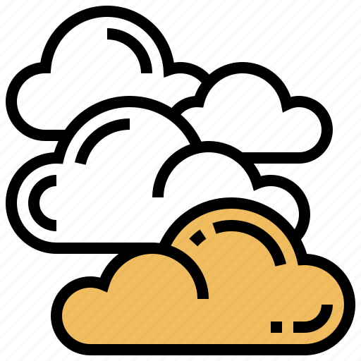Cloud, fluffy, overcast, sky, weather icon - Download on Iconfinder
