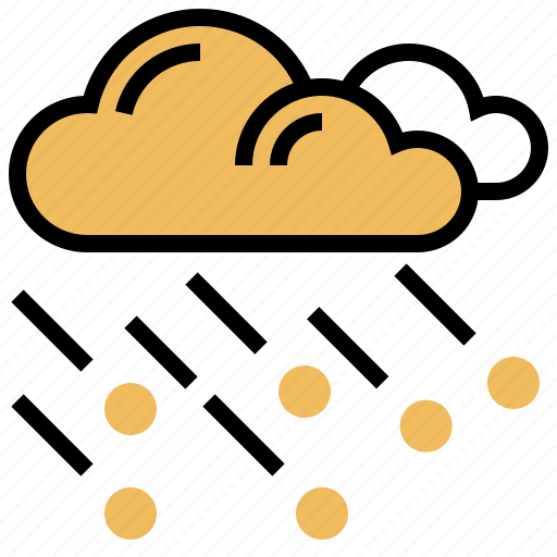 Hailstorm, meteorology, precipitation, snow, weather icon - Download on Iconfinder