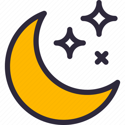 Crescent, moon, night, sleep icon - Download on Iconfinder