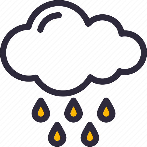 Cloud, downpour, forecast, hail, rain, weather icon - Download on Iconfinder