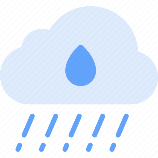 Forecast, raining, rainy, drops, cloud, nature icon - Download on Iconfinder