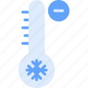 degrees, snowflake, cold, thermometer minus, temperature