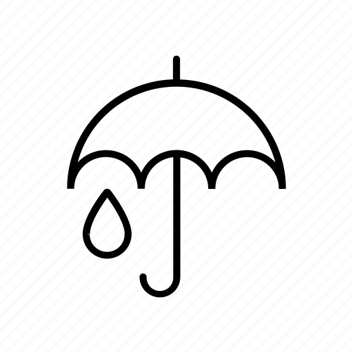 Wet, umbrella, rain, weather, cloud icon - Download on Iconfinder