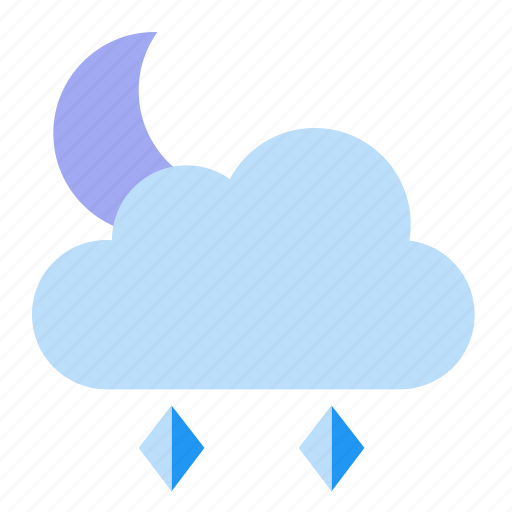 Weather, typehail, nighton icon - Download on Iconfinder