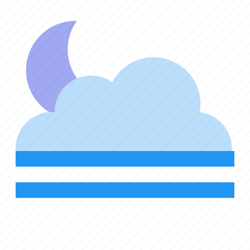 Weather, type, haze, night, on icon - Download on Iconfinder