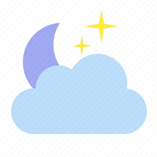 Weather, typecloudy, nighton icon - Download on Iconfinder