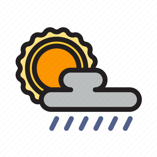 Sunny, cloud, sun, rainny, rain, forecast, weather icon - Download on Iconfinder