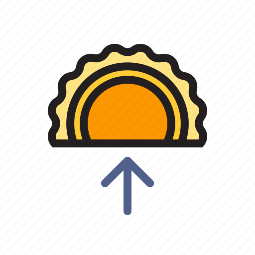Sunrise, sun, forecast, weather icon - Download on Iconfinder