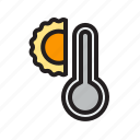 sun, hot, temperature, forecast, weather