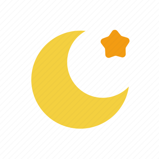Moon, star, night, forecast, weather icon - Download on Iconfinder