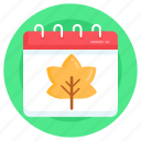 autumn calendar, autumn season, reminder, almanac, daybook