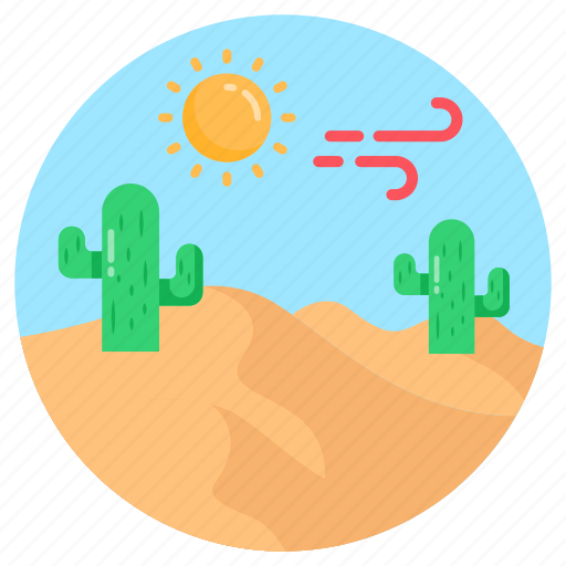 Desert weather, hot weather, sunny day, meteorology, sunny weather icon - Download on Iconfinder