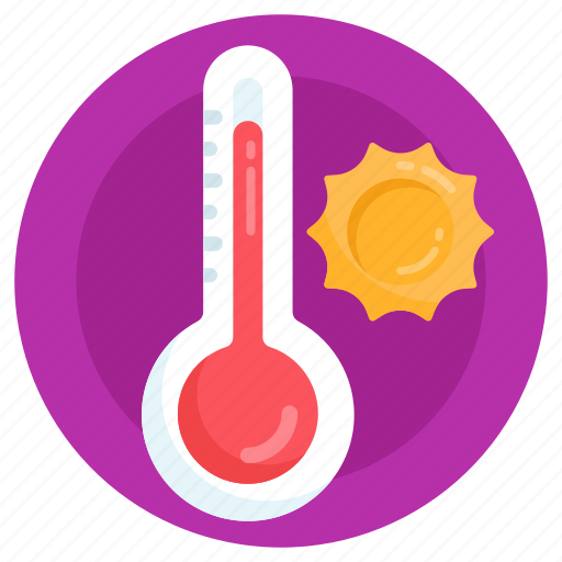 Summer weather, hot temperature, sunny day, sunny weather, hot weather icon - Download on Iconfinder