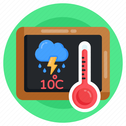 Online weather forecast, weather app, weather overcast, digital weather forecast, meteorology icon - Download on Iconfinder