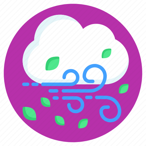 Windy cloud, windstorm, windy season, forecast, meteorology icon - Download on Iconfinder