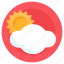 cloudy day, partly sunny, partly cloudy, weather, overcast 