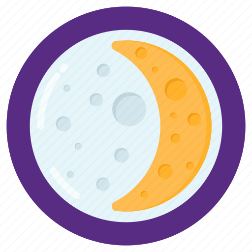 Moon eclipse, lunar eclipse, partial eclipse, weather, forecast icon - Download on Iconfinder