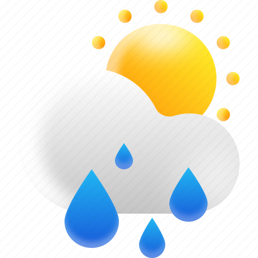 Sun, cloud, rain icon - Download on Iconfinder on Iconfinder