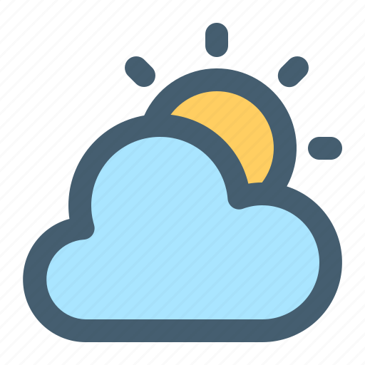 Weather, cloud, cloudy, sun, sunny icon - Download on Iconfinder